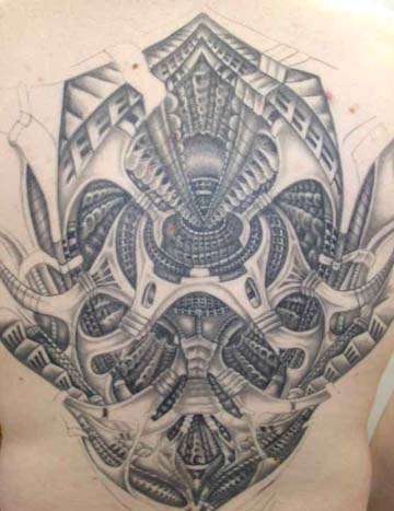 biomechanical tattoo