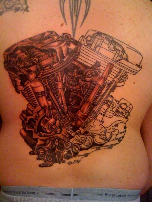 Harley Davidson New Orleans >> Year of the Panhead 1948-65 tattoo Harley Davidson New Orleans >> Year of the Panhead 1948-65 tattoo
