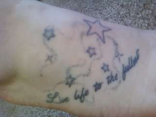 1st Tattoo on my foot tattoo
