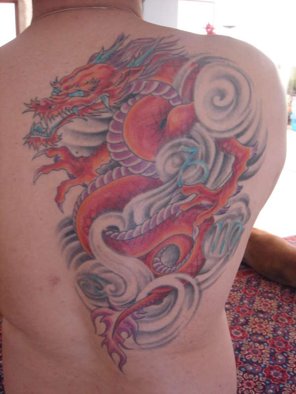 Back Dragon tattoo