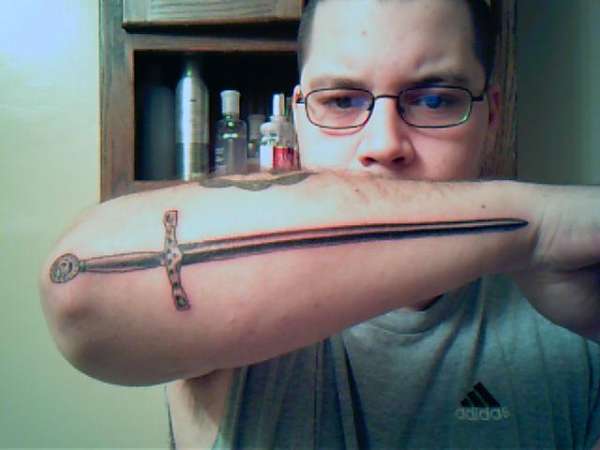 Excalibur. Start of my sleeve tattoo