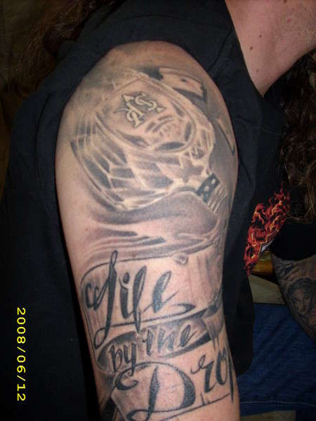 SRV Life By The Drop tattoo