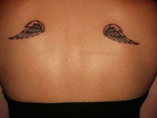 angel wings tattoo