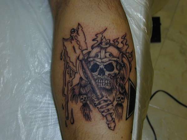 VIking Skeleton tattoo