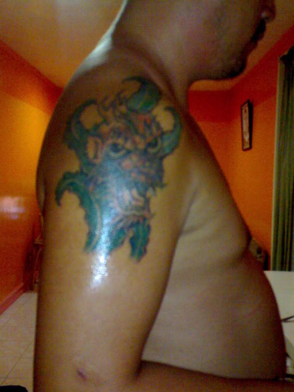 2nd day pain-dragon-extended tattoo