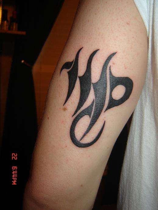 virgo symbol tattoo