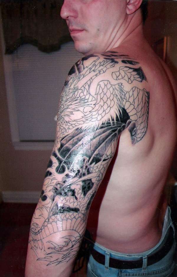Dragon 3/4 Sleeve tattoo