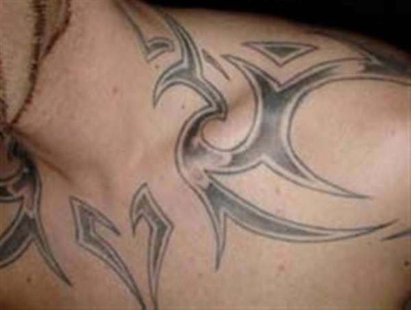Chest & Neck 2 tattoo