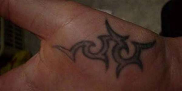 Hand inside tattoo