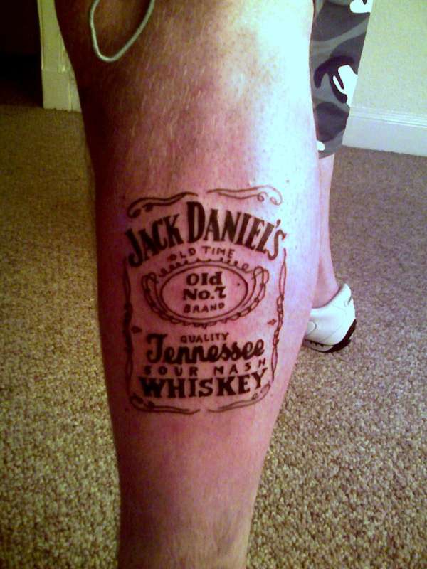Jack Daniels tattoo