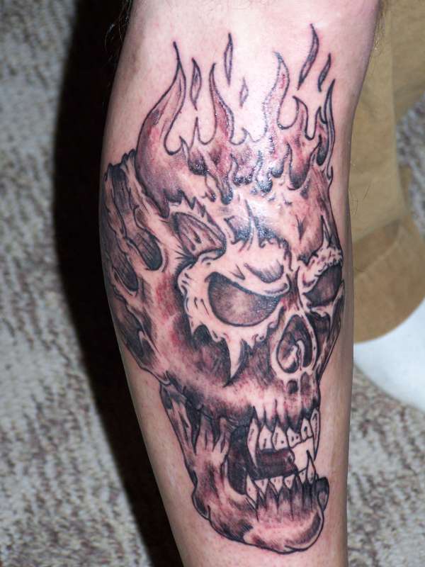 custom skull tattoo