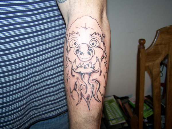 old man tattoo