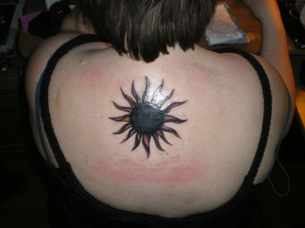 SUN Cover up tattoo