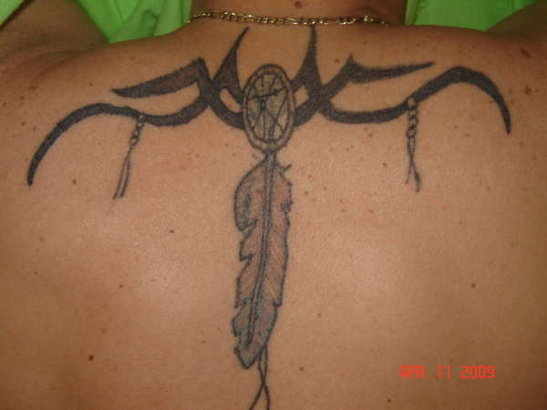 Tribal Back piece tattoo