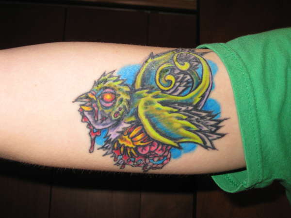 Zombie Sparrow tattoo