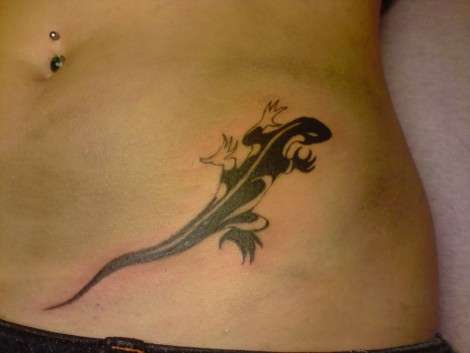 lizzard tattoo