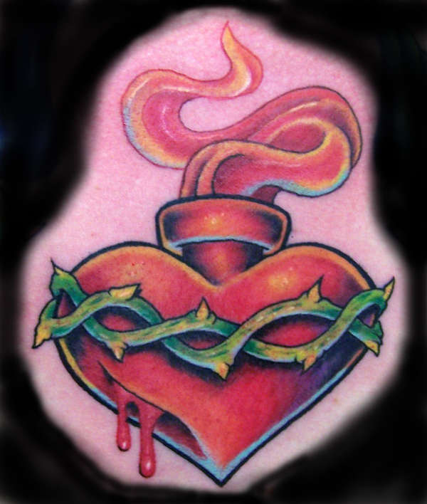 Sacred Heart tattoo