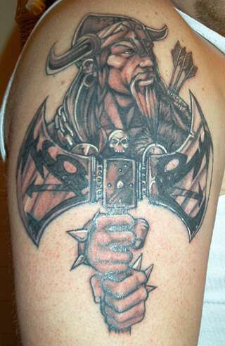 Viking Warrior tattoo