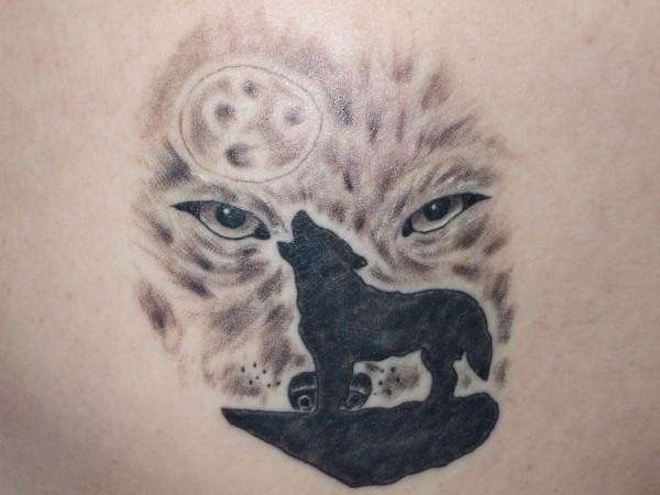 My wolf tattoo