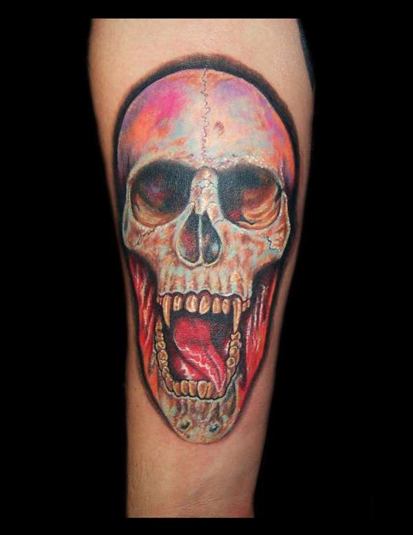 Skull by Chris 51 tattoo