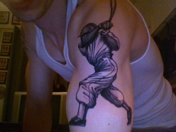 Baseball Player tattoo