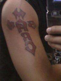 Cross tattoo