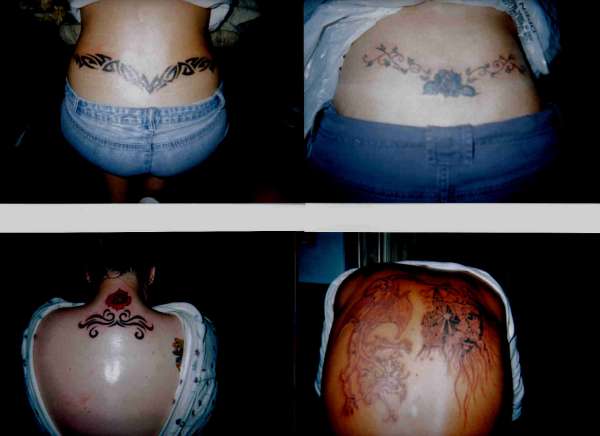 free hand work tattoo