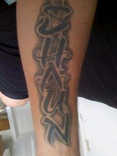 name tattoo