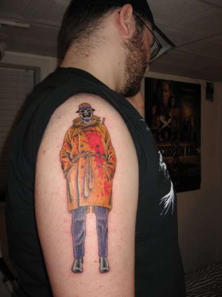 Rorschach tattoo