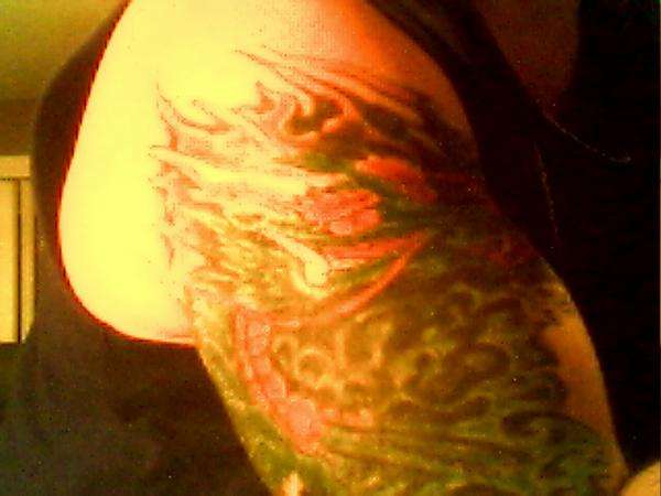 dragon cover up tattoo