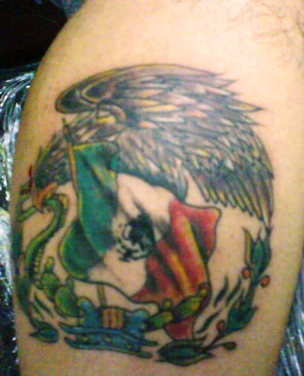 Mexican Coat of Arms tattoo
