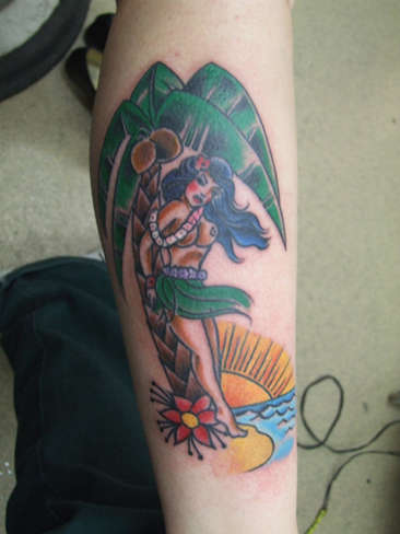 island girl tattoo