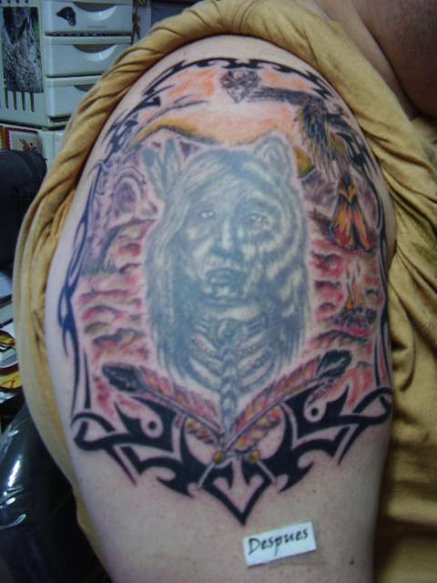 native indian tattoo