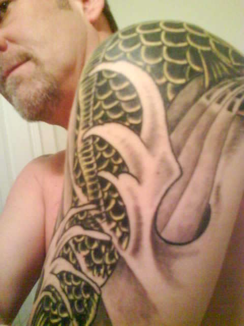 My Koi arm tattoo