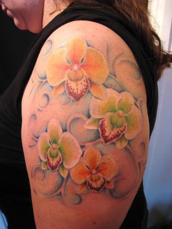 Orchids tattoo
