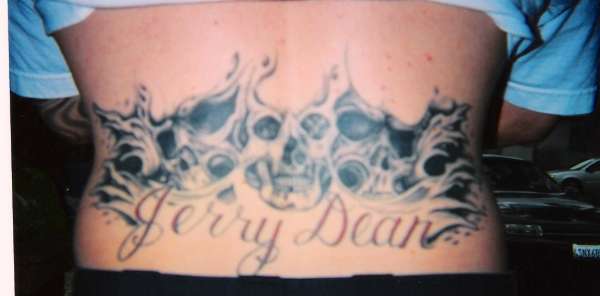 Three amigo Skulls tattoo