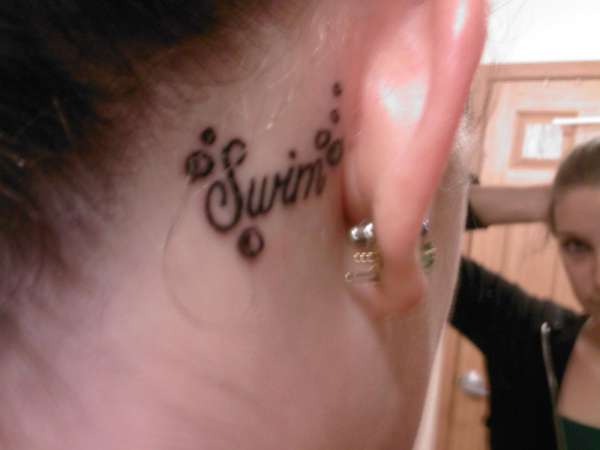 Swim tattoo