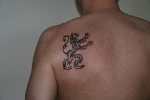 Welsh Lion tattoo