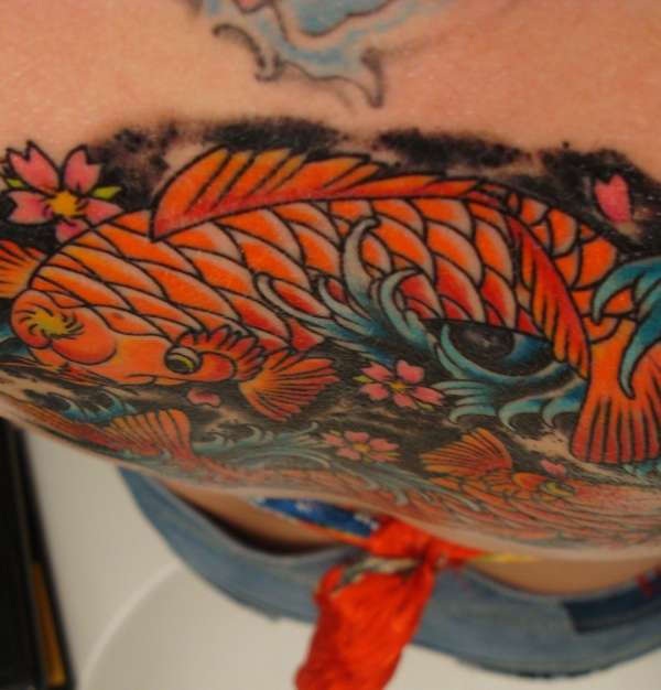 MY NEW KOI FISH TAT tattoo