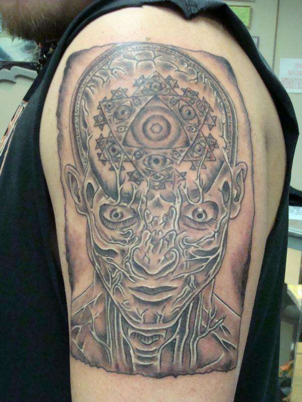 The Seer by Alex Gray done by Bub @ TnT Tattoo tattoo