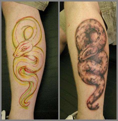 snake tattoo