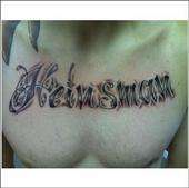 Chest tattoo
