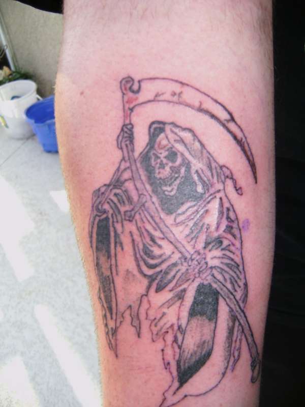 Grim Reaper tattoo