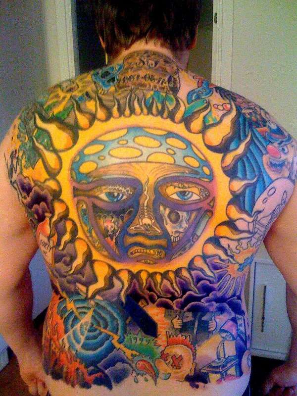 Sublime almost finished tattoo