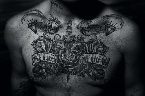 chest tattoo