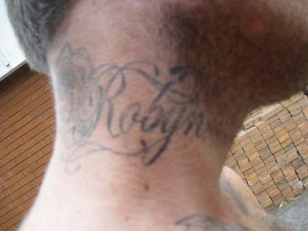 neck tattoo