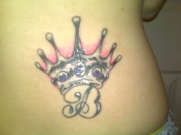 My girlfriend's Crown & B tattoo