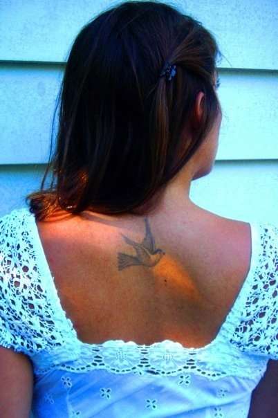 Take these broken wings and learn to fly... all your life.. tattoo