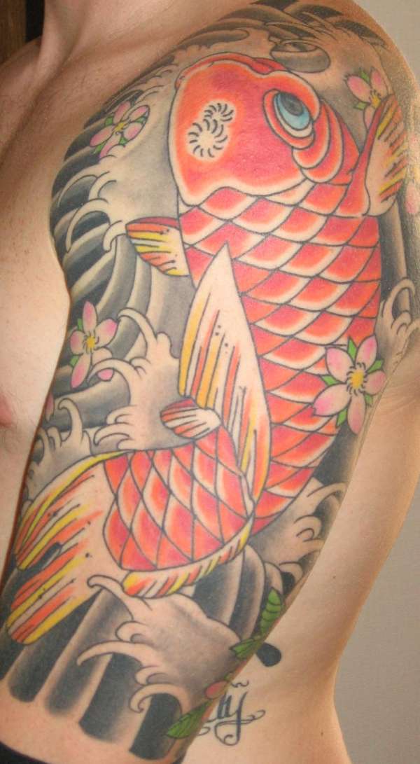 koi sleve tattoo