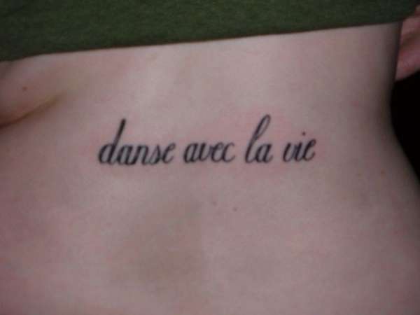 Dance With Life tattoo